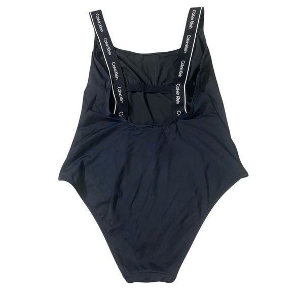 One-Piece Swimsuit Calvin Klein XL Logo Strap Classic Scoop - Picture 2 of 11